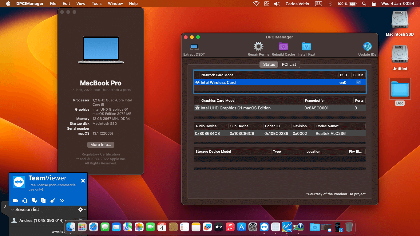 HP Pavilion 14 DQ1003LA [IceLake   Intel UHD Graphics G1 + I2C]   OpenCore 1